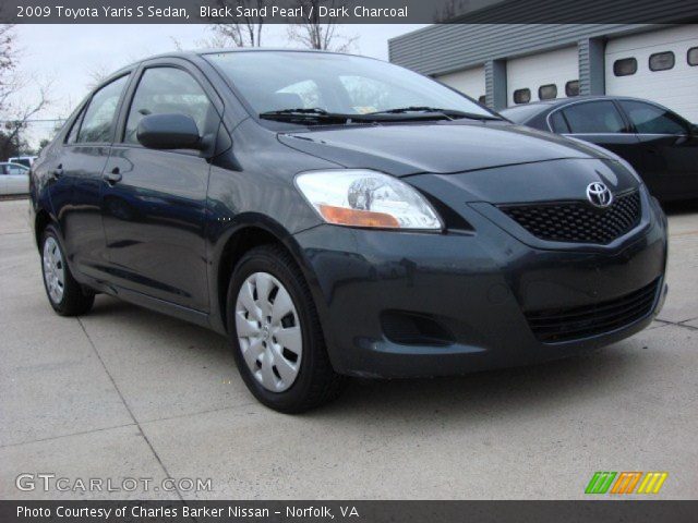 2009 Toyota Yaris S Sedan in Black Sand Pearl