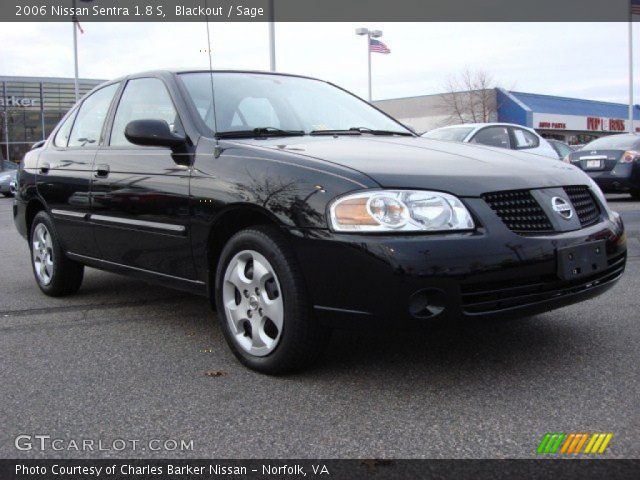 2006 Nissan Sentra 1.8 S in Blackout