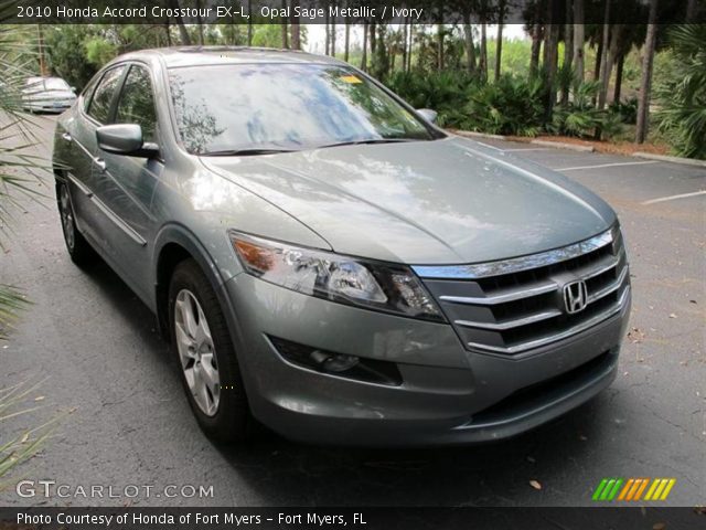 2010 Honda Accord Crosstour EX-L in Opal Sage Metallic