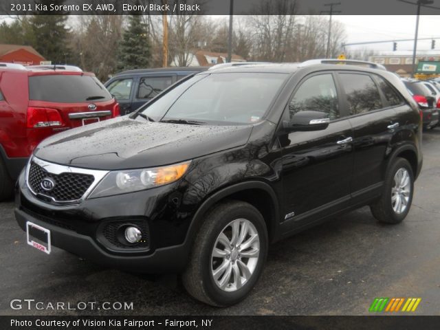 2011 Kia Sorento EX AWD in Ebony Black