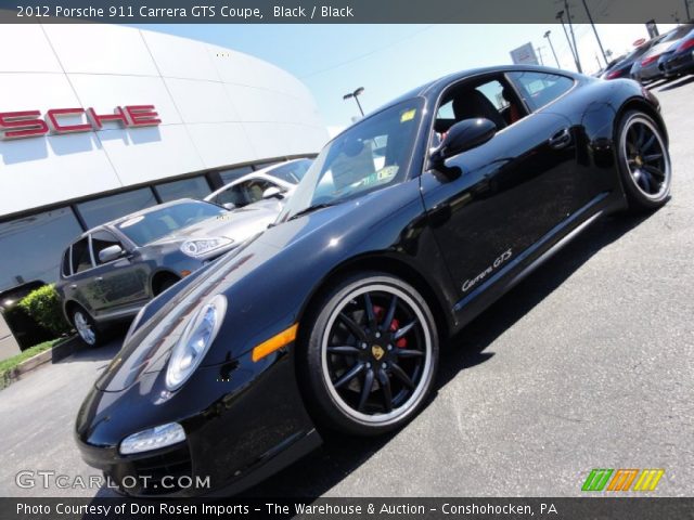 2012 Porsche 911 Carrera GTS Coupe in Black