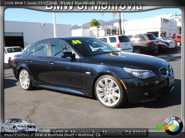 2008 Bmw 550i monaco blue #7