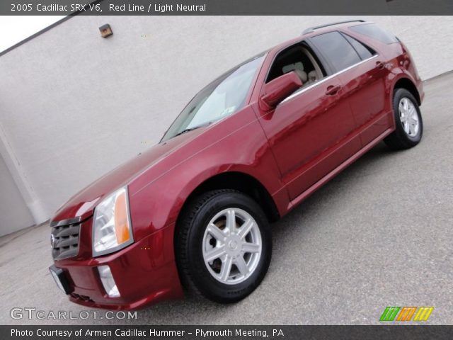 2005 Cadillac SRX V6 in Red Line