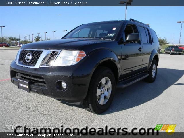 2008 Nissan Pathfinder S in Super Black
