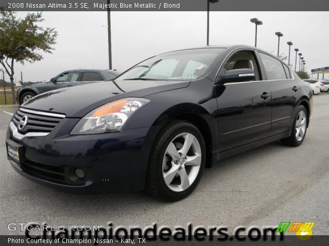 2008 Nissan Altima 3.5 SE in Majestic Blue Metallic