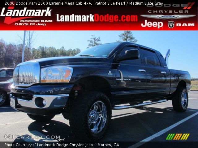 2006 Dodge Ram 2500 Laramie Mega Cab 4x4 in Patriot Blue Pearl