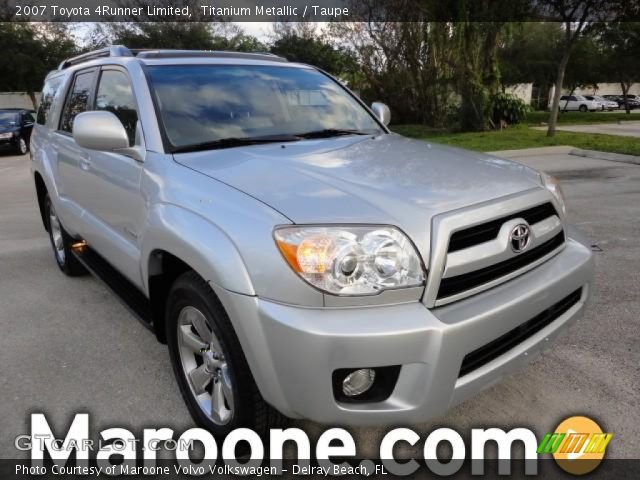 2007 Toyota 4Runner Limited in Titanium Metallic
