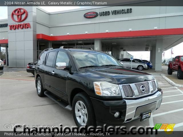 2004 Nissan Armada LE in Galaxy Metallic