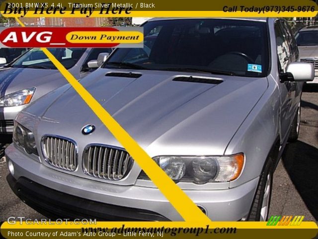 2001 BMW X5 4.4i in Titanium Silver Metallic
