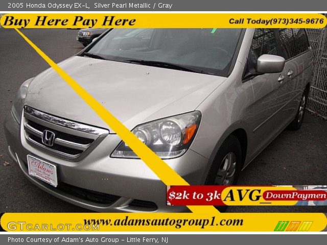 2005 Honda Odyssey EX-L in Silver Pearl Metallic