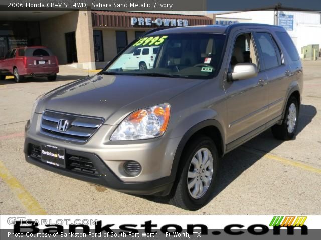 2006 Honda CR-V SE 4WD in Sahara Sand Metallic
