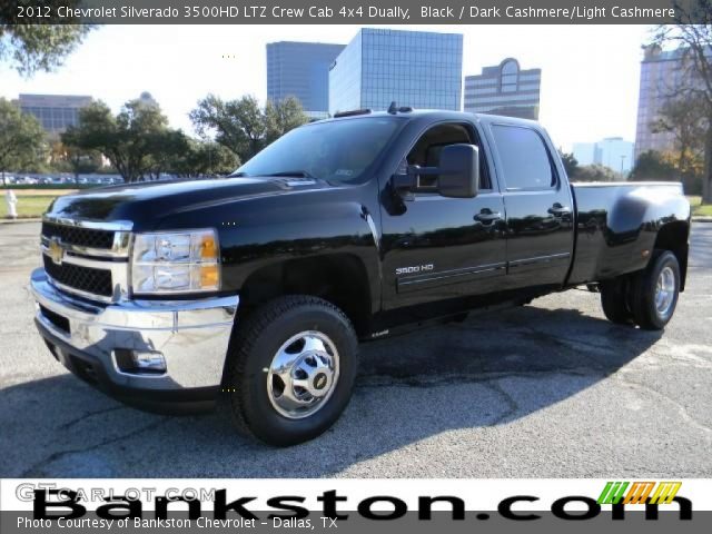 2012 Chevrolet Silverado 3500HD LTZ Crew Cab 4x4 Dually in Black
