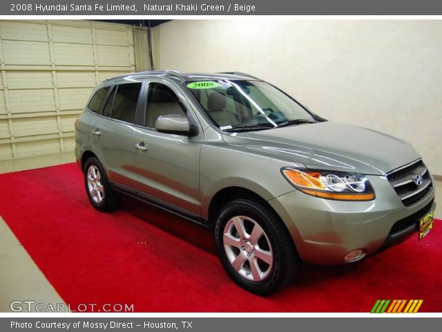 2008 Hyundai Santa Fe Limited in Natural Khaki Green