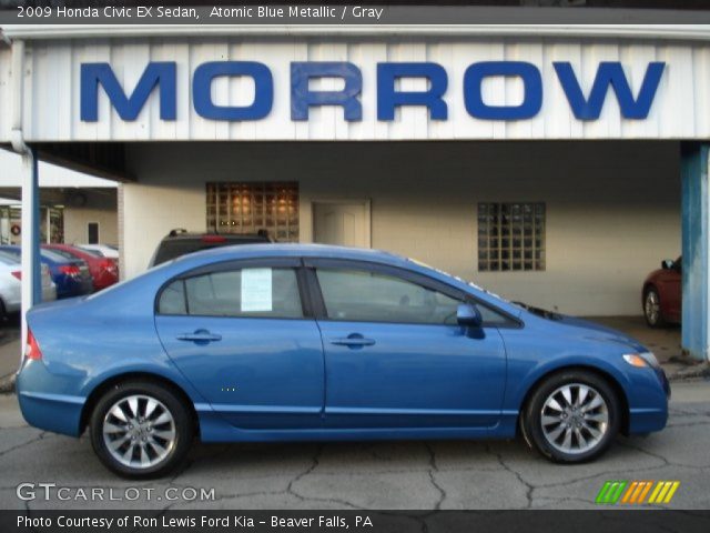 2009 Honda Civic EX Sedan in Atomic Blue Metallic