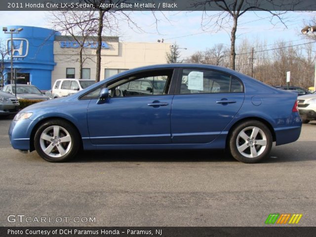 2011 Honda Civic LX-S Sedan in Atomic Blue Metallic