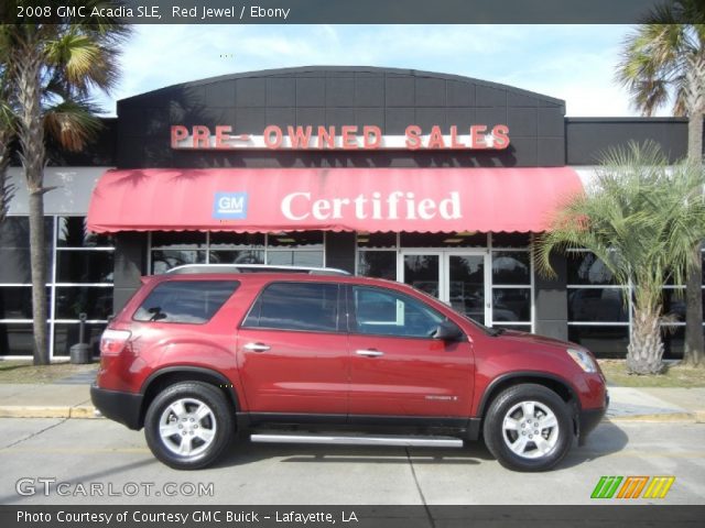2008 GMC Acadia SLE in Red Jewel