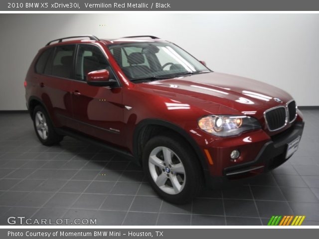 2010 BMW X5 xDrive30i in Vermilion Red Metallic