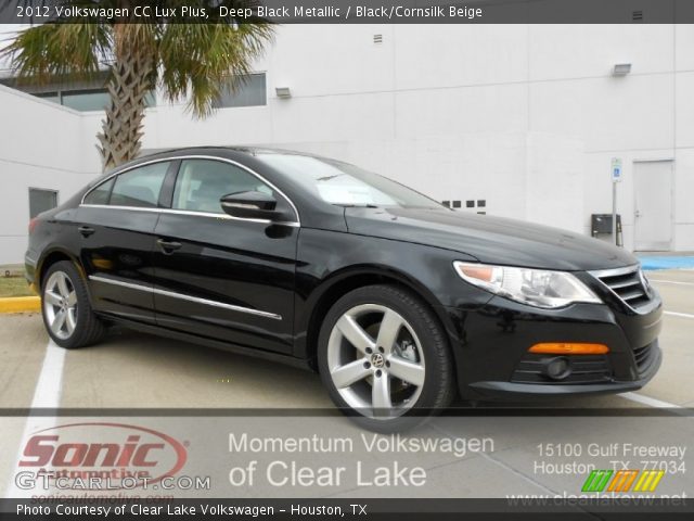 2012 Volkswagen CC Lux Plus in Deep Black Metallic