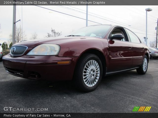 2004 Mercury Sable GS Sedan in Merlot Red Metallic