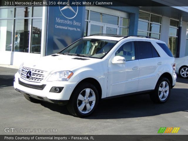 2011 Mercedes-Benz ML 350 4Matic in Arctic White