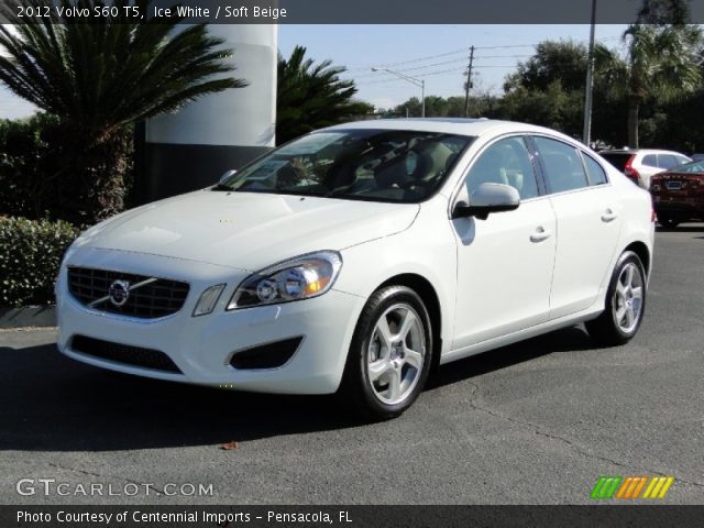 2012 Volvo S60 T5 in Ice White