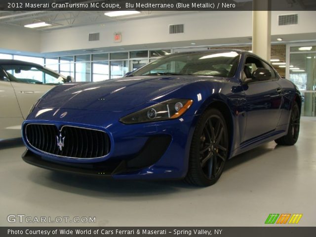 2012 Maserati GranTurismo MC Coupe in Blu Mediterraneo (Blue Metallic)