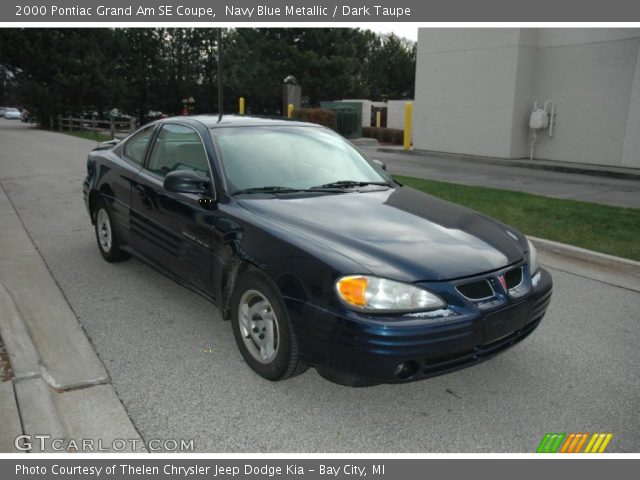 2000 Pontiac Grand Am SE Coupe in Navy Blue Metallic