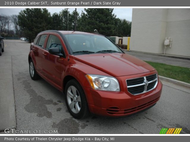 2010 Dodge Caliber SXT in Sunburst Orange Pearl