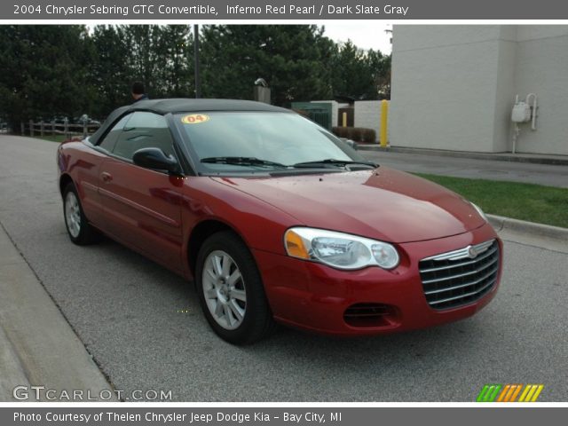 2004 Chrysler Sebring GTC Convertible in Inferno Red Pearl