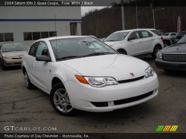 2004 Saturn ION 2 Quad Coupe in Polar White