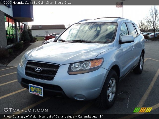 2007 Hyundai Santa Fe GLS in Silver Blue