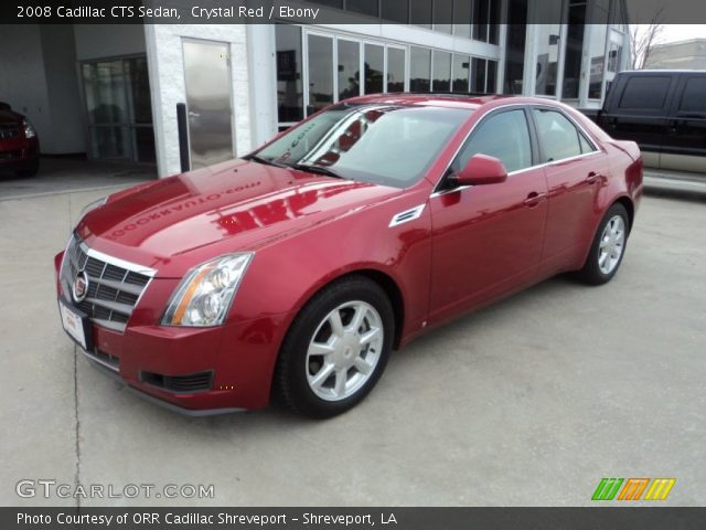 2008 Cadillac CTS Sedan in Crystal Red
