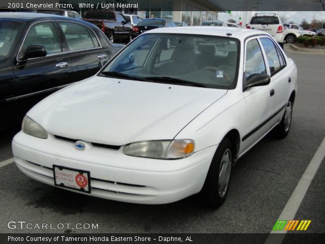 2001 Chevrolet Prizm  in White