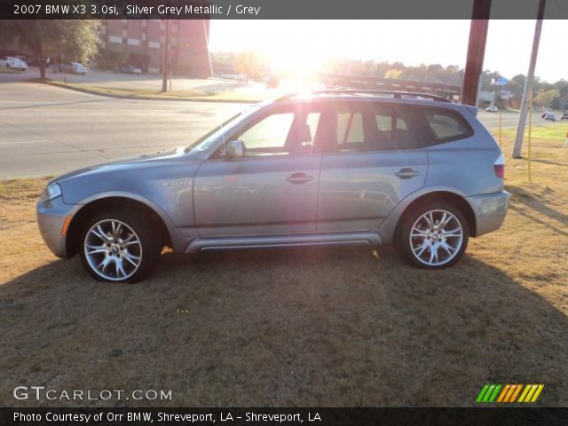 2007 BMW X3 3.0si in Silver Grey Metallic