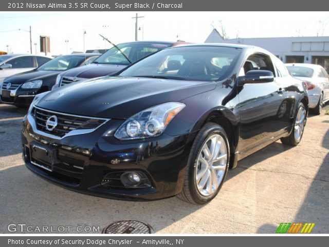 2012 Nissan Altima 3.5 SR Coupe in Super Black
