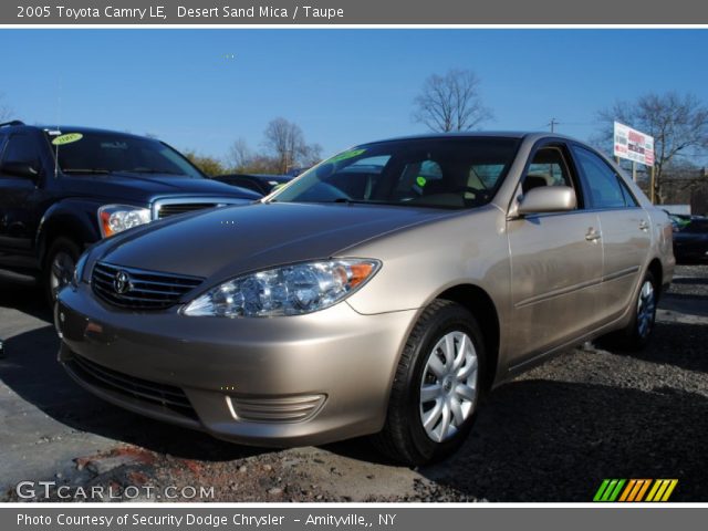 2005 Toyota Camry LE in Desert Sand Mica