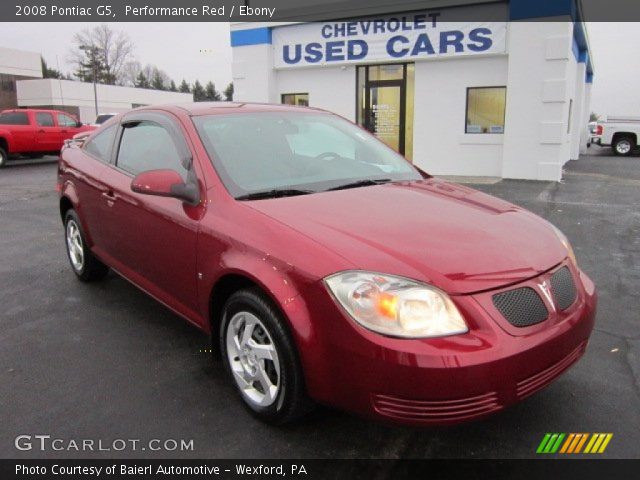 2008 Pontiac G5  in Performance Red