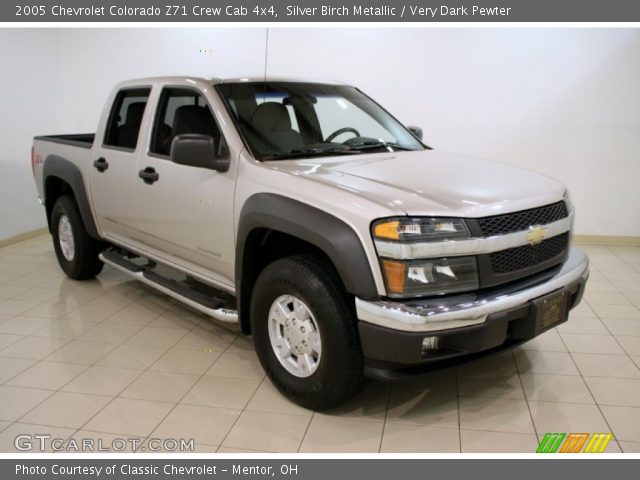 2005 Chevrolet Colorado Z71 Crew Cab 4x4 in Silver Birch Metallic
