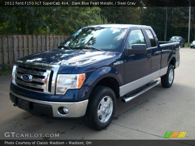 2011 Ford F150 XLT SuperCab 4x4 in Dark Blue Pearl Metallic