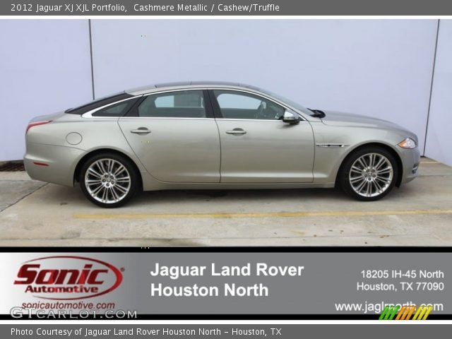 2012 Jaguar XJ XJL Portfolio in Cashmere Metallic