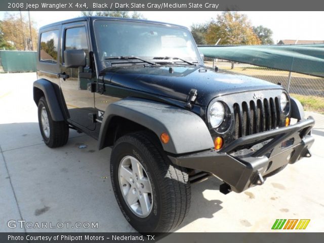 2008 Jeep Wrangler X 4x4 in Black