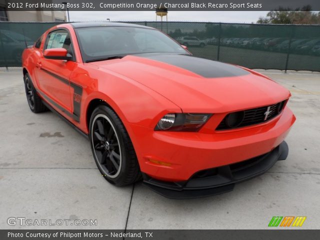 2012 Ford Mustang Boss 302 in Competition Orange