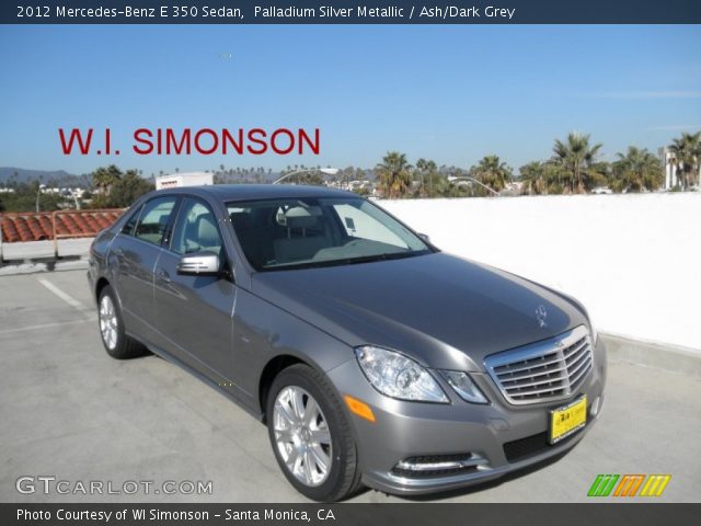 2012 Mercedes-Benz E 350 Sedan in Palladium Silver Metallic