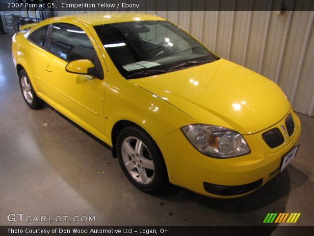 2007 Pontiac G5  in Competition Yellow