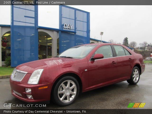 2005 Cadillac STS V8 in Red Line
