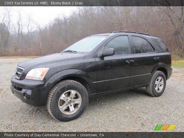 2003 Kia Sorento LX 4WD in Ebony Black