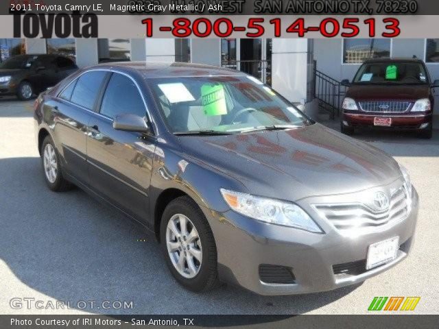 2011 Toyota Camry LE in Magnetic Gray Metallic