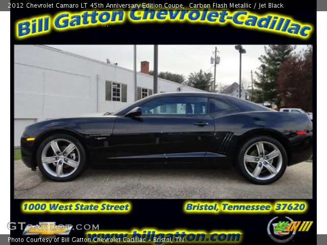 2012 Chevrolet Camaro LT 45th Anniversary Edition Coupe in Carbon Flash Metallic