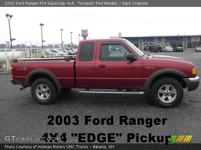 2003 Ford Ranger FX4 SuperCab 4x4 in Toreador Red Metallic