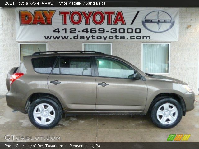 2011 Toyota RAV4 I4 4WD in Pyrite Metallic